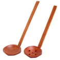 thumbnail image 2 of Noodle Spoon, Comfortable Hand Feeling Wood Cutlery Reusable Tableware,  Texture For Hot Pot Noodle, 2 of 8