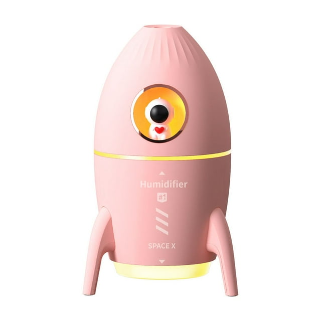 Humidificador pequeño, pequeño, pesado, para uso doméstico, oficina, escritorio, dormitorio, luz nocturna, reabastecedor de agua, un humidificador