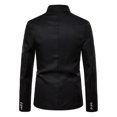 thumbnail image 4 of Traje formal de hombre YOUTHUP, cruzado, de color liso, estilo retro, para bodas y eventos., 4 of 5