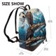 thumbnail image 2 of Fotbe Iceberg Bald Eagle Mochila Bolso con Estampado para Mujer, Mochila Antirrobo de Nylon Impermeable, Bolsa Ligera de Hombro, 2 of 4