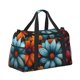 thumbnail image 2 of Fotbe Colorful Blooming Flowers Bolsa de Viaje con Estampado, Bolsa de Fin de Semana para Mujer con Compartimento para Zapatos, Bolsa de Gimnasio con Bolsillo Húmedo, 2 of 7