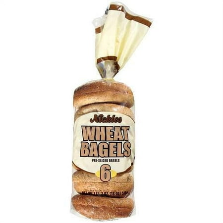 Nickles Pre-Sliced Wheat Bagels, 6 ct, 18 oz