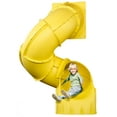 thumbnail image 5 of Swing-N-Slide Yellow Plastic Turbo Tube Slide for Backyard Swing Sets with Lifetime Warranty, For 5 Foot Deck Heights, 5 of 6
