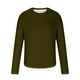 thumbnail image 4 of pstuiky Camisas suaves de manga larga para hombre, Camisa de manga larga con cuello redondo, color liso, informal y cómoda para hombre. camisetas de hombre l, 4 of 5