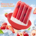 thumbnail image 2 of Drip-Proof Popsicle Rack Silicone Anti-Drip Ice Cream Bracket Reusable Portable Popsicle Protector for Kids Ice Cream, 2 of 5