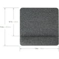 thumbnail image 3 of Allsop Premium Plush Mousepad with Wrist Rest - (32311) 1.85" x 11.60" Dimension - Gray - Fabric Surface, Foam, 3 of 5