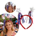 thumbnail image 3 of Patriotic Headband for 4th of July - Independence Day Hair Accessories with Themed Design, Holiday Party Favors and Supplies for Memorial Day and Patriotic Celebrations, B, 8.27 Inch, 3 PCS, 3 of 6
