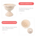 thumbnail image 6 of Raindrops Beige Resin Flower Pot Creative European Style Decorative Plant Holder for Storage Use 1pc, 6 of 8