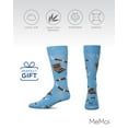 thumbnail image 6 of MeMoi Smoker's Delight Cigar Bamboo Blend Men's Socks - Mens - Male, 10-13, Blue, 6 of 12
