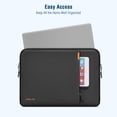 thumbnail image 2 of MOSISO 360 Protective Laptop Case 13.3 inch, 13-14 inch Laptop Sleeve Compatible with MacBook Air 13.6/Pro 13/Pro 14, HP Dell ASUS Lenovo, Shockproof Vertical Bag with Front Pocket&Small Case, 2 of 7