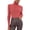 Watermelon Red, variant on ManxiVoo Soft Warm Turtleneck Sweater for Women Thin Knit Long Sleeve Undershirt Essential Layering Piece for Cold Weather Comfort and Fitted Silhouette Army Green