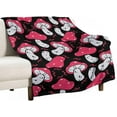 thumbnail image 3 of Red Mushroom Blanket Mushroom Gifts for Girls Kids Boys Women Cute Mushroom Throw Blanket Soft Comfort Fleece Blanket for Couch Sofa Bed 60"x80", 3 of 6