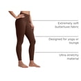 thumbnail image 4 of Pantalones CRZ YOGA Butterluxe de Cintura Alta 64 cm Marrón Lava XL, 4 of 5