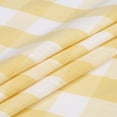 thumbnail image 5 of HH Yellow White Buffalo Plaid Cafe Curtains 30 Inches Long, Buffalo Check Kitchen Tier Curtains, Gingham Rod Pocket Short Window Curtain for Kitchen Bathroom, 28" W x 30" L, Yellow/White, Set of 2, 5 of 16