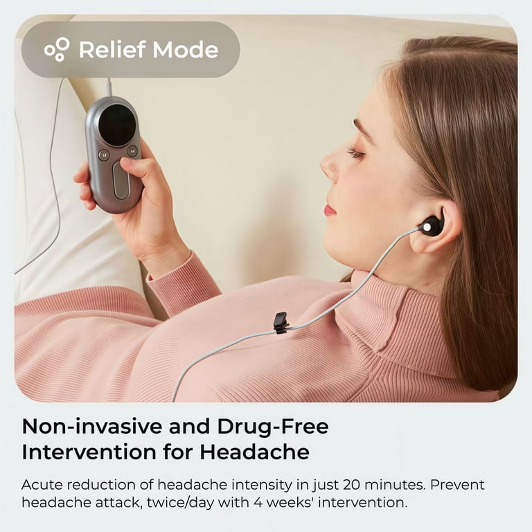 ZenoWell Luna Non-Invasive Vagus Nerve Stimulator - Migraine