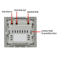 thumbnail image 6 of Hotel Power Switch Delayed Power Energy-Saving Induction Card Three-Wire Induction 40A Low Frequency 220V, 6 of 7