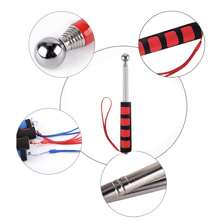 Telecommunication Inspection Rods Stainless Steel Inspection Tool 120cm Telescopic Hollow Detection Rod ...