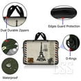 thumbnail image 3 of LSS 17 inch Laptop Sleeve Bag Carrying Case Pouch with Handle for 17.4" 17.3" 17" 16" Apple MacBook, Acer, Asus, Dell, Paris Design, 3 of 3