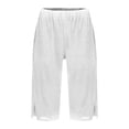 thumbnail image 3 of SUYIDA Women's Casual Elastic Waistband Loose Fit Shorts with Pockets Breathable Soft Stretchable Lightweight for Summer Outdoor Walking Hiking and Daily Wear Comfortable Classic Stylish, 3 of 4