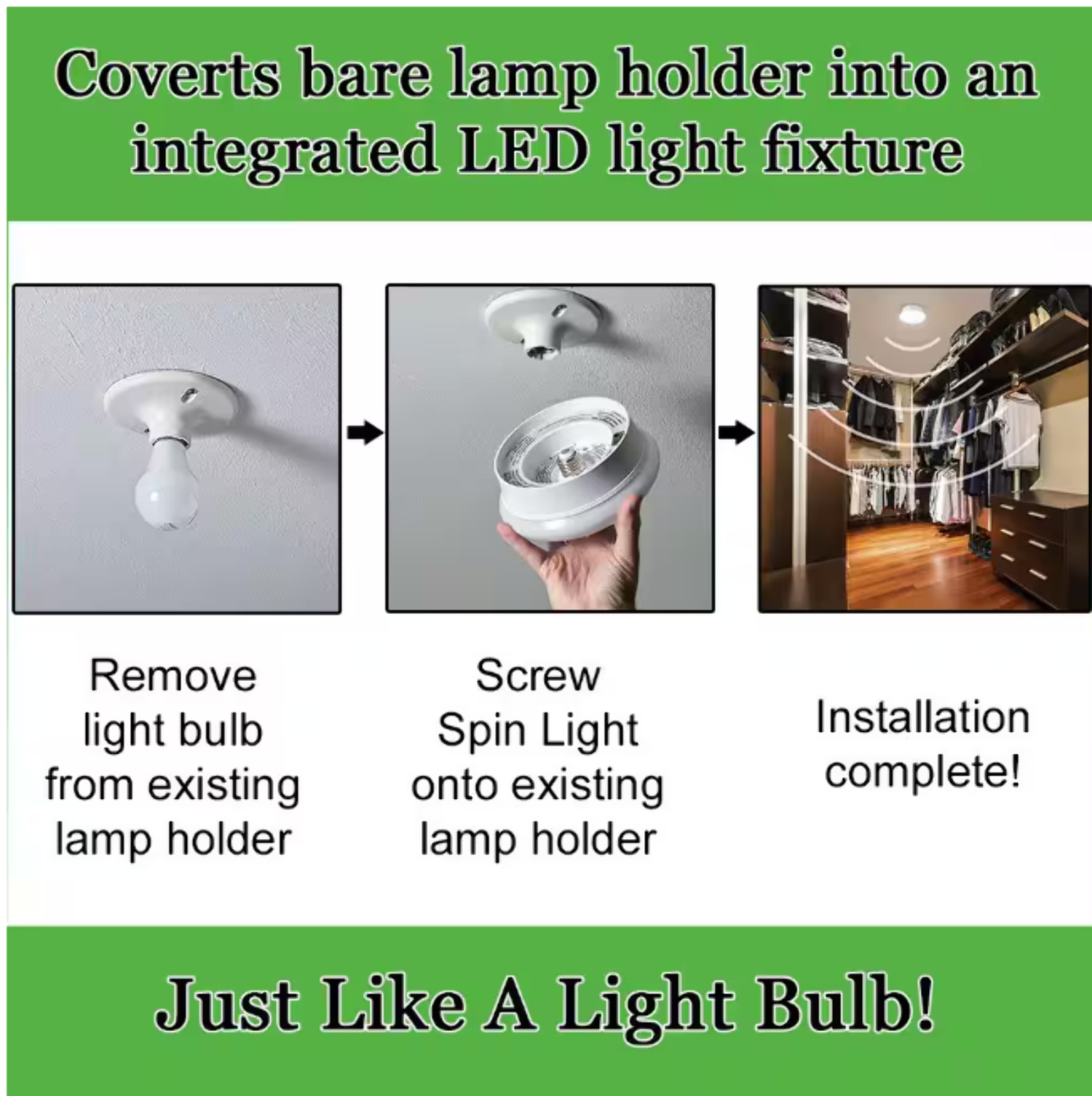 Commercial Electric Motion Sensor, LED 7" kitchen, laundry room, basement Ceiling Flush Mount Light