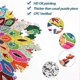 thumbnail image 4 of Puzzle-blooming Color-1000 Pieces Color Challenge Blue Board Round Jigsaw Puzzles, 4 of 5