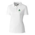 thumbnail image 2 of Women's Cutter & Buck White Marshall Thundering Herd Advantage Tri-Blend Pique Polo, 2 of 3