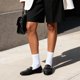 thumbnail image 3 of Mocasines DREAM PAIRS para mujer en negro, de PU, estilo penny flats, talla 6.5, 3 of 7