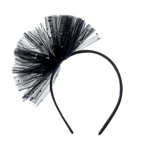 HUANBAI Children's Headband Headband Multi Colored Girls Sequin Mesh Headband Holiday Clothing Accessory One Size