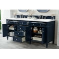 thumbnail image 5 of James Martin Vanities 650-V72-BNM-3WZ Brittany 72" Double Basin Poplar Wood Vanity Set -, 5 of 7