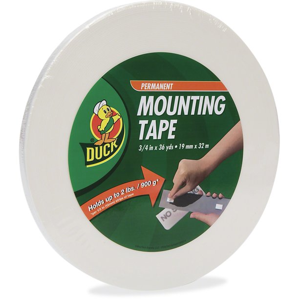 Duck Brand, DUC1289275, Brand Doublesided Foam Mounting Tape, 1 / Roll
