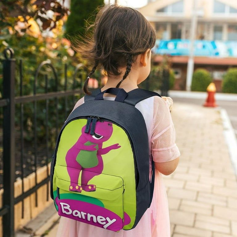 Barney And Friends Backpack Cute Lightweight Small Laptop Bag Barney And Friends Backpack Cute Lightweight Small Laptop Bag