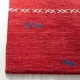 thumbnail image 4 of SAFAVIEH Himalaya Cainneach Solid Wool Area Rug, Red, 9' x 12', 4 of 8
