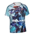 thumbnail image 4 of Mobile Suit Gundam Shirt 3d Printed T Shirt Crewneck Short Sleeve Top Tees For Mens, 4 of 8