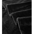 thumbnail image 5 of Cozy Haven Faux Fur Throw Blanket for Adults, Black, 50" x 72", 5 of 10