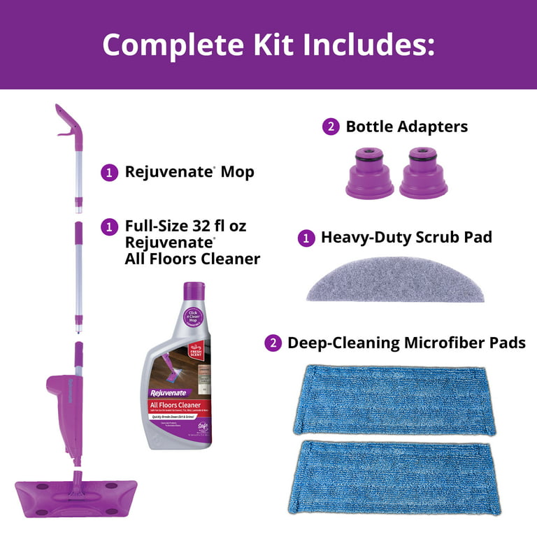 Rejuvenate Click and Clean Multi Surface Spray Mop System
