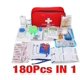 thumbnail image 2 of Botiquín de supervivencia de emergencia portátil de 180 piezas, botiquín de primeros auxilios, medicina para acampar al aire libre, senderismo, botiquín médico, bolsa de emergencia, 2 of 2