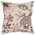 thumbnail image 1 of HomeRoots 403367 Coussin Décoratif Brodé à Motif Botanique Blush, 1 of 1