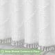 thumbnail image 3 of Cortina de ducha Craidlela Boho, tela blanca, 180 x 180 cm, impermeable, 3 of 7