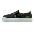 thumbnail image 6 of LYHaoo Kids Canvas Sneakers For Boys Girls Toddler Slip On Casual Shoes With Dinosaur Print Comfortable Lightweight Breathable For Daily Walking Play School Sizes 6 Black(Toddler), 6 of 6