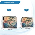 thumbnail image 4 of FORMRS 15-15.6 inch Laptop Sleeve Case Soft Carrying Quilted Computer Bag Cover, Pine Tree at Dawn, 4 of 7