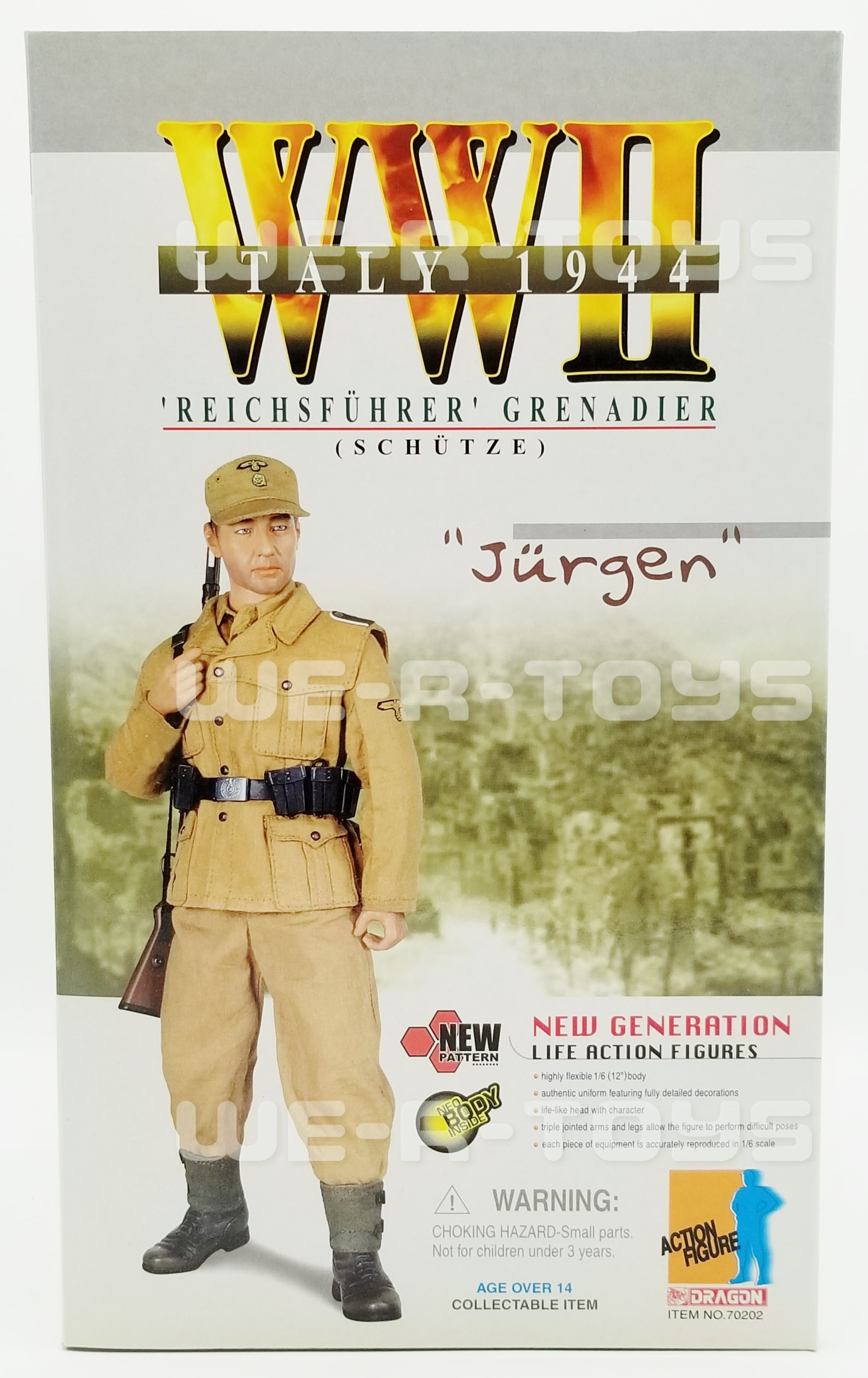 WWII Italy 1944 Jurgen Reichsfuhrer Grenadier 12