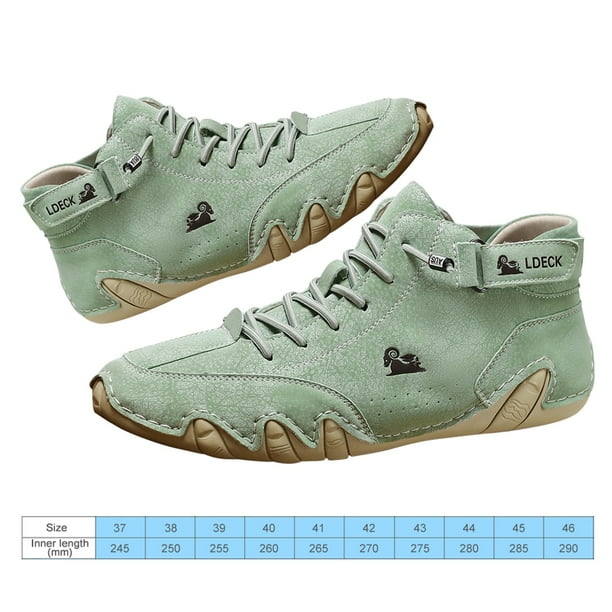 Zapatillas De Deporte De Moda Botas para correr informales para hombre de cuero PU transpirable ligeros para trabajar y viajar DQrwqpou Tenis De Mujer Tenis De Hombre Bodega Aurrera en linea