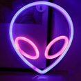 thumbnail image 1 of Letrero de NEÓN TANGJMXG luz de noche LED alienígena impermeable USB, 1 of 5