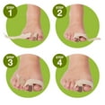 thumbnail image 3 of Cushioned Bandages For Toe Alignment, Corrects Hammertoes And Overlapping Toes With Orthopedic Separator, Suitable For Various Footwear (2Pcs), 3 of 6