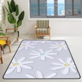 thumbnail image 3 of Crawling Indoor Carpet Play Mat Floral Chamomile for Living Room Bedroom Educational Nursery Floor Mat Area Rugs 80x58in, 3 of 6