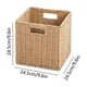 thumbnail image 3 of Imitation Rattan Woven Foldable Storage Basket Home Clothes Storage Basket Snacks Sundries Storage Storage Boxes, 3 of 7