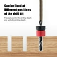 thumbnail image 5 of 3Pcs Adjustable Drill Bit Depth Stop Drill Bit Stop Collars Carpentry Drill Stoppers Power Tool Drill Bits Accessories, 5 of 9