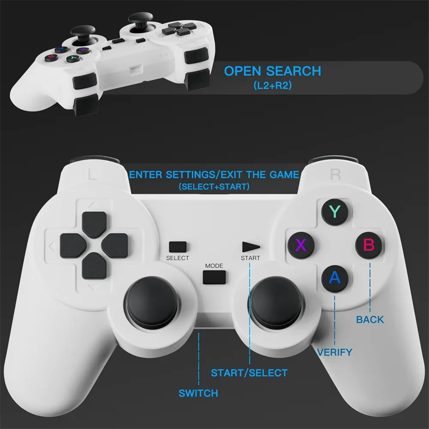Mini Projector 1080p Support with 270°rotating Bracket 300 ANSI 5G WiFi Bluetooth Auto Keystone Home Projector