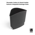thumbnail image 2 of Umbra Sinkin Dish Rack,Smoke/Nickel, 2 of 9