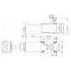 thumbnail image 3 of Worm Gear Motor Self Locking High Torsion Speed Reduction Turbine Geared Motor 15mm Shaft, 3 of 4